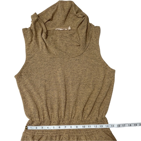 ❌SOLD❌ Soft Surroundings Dress Sz Tall Medium 10-12 Tan Sleeveless Kerry Knit - Picture 6 of 10